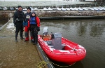 Even on the coldest days we sail... and have rescue in full operation